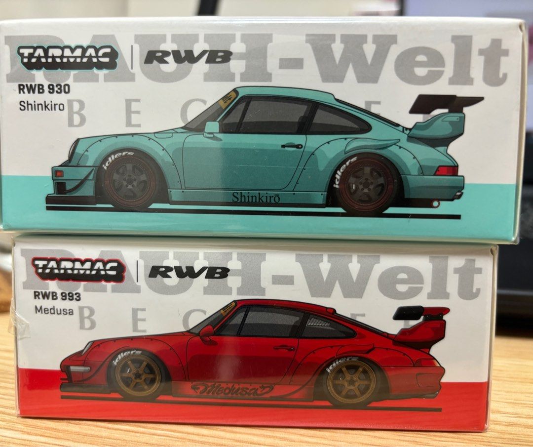 TARMAC WORKS 台湾限定　ポルシェRWB 993 Medusa Tarmac works Taiwan 7-11 Limited Porsche 993 Medusa ~ 1/64