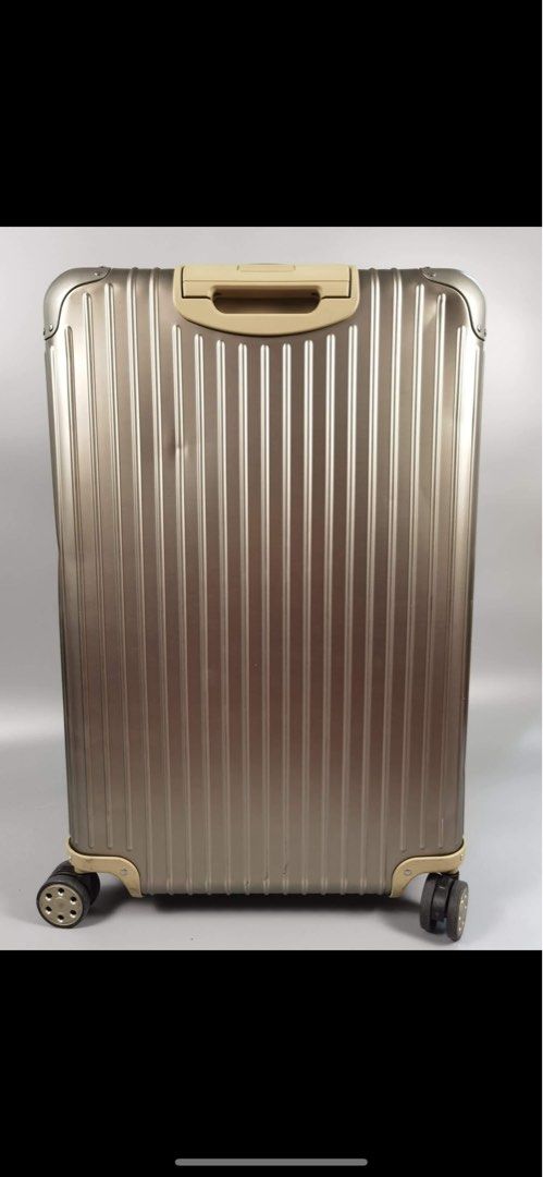 86L RIMOWA Topas Check-in L Titanium, Hobbies & Lifestyle, Travel