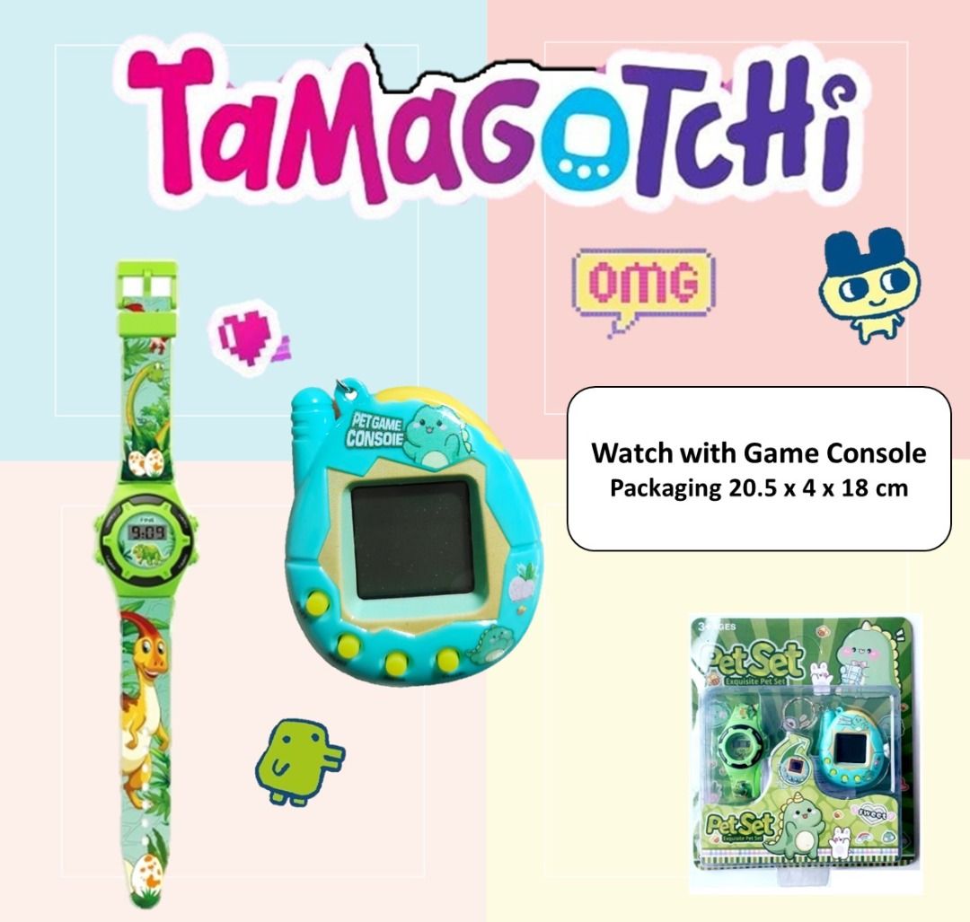 ✨💖 TAMAGOTCHI + Digital Watch Set l Kids Game Console l Dinosaur Hello Kitty Kuromi Melody Baby Shark Stella Bunny Unicorn l Kids Birthday Party Goodie Bag Gifts l Christmas Gifts Children Day Gifts l Kids Toys Children Door Gifts (Category: Occasions & Party Supplies) located in Singapore. Submitted by hellokittycastle (Listing ID 1323961129, Image 3). Description: 💖🦄🎉🎊✨Welcome to Our Store 🎠✨ All items are Ready Stock in Singapore unless 