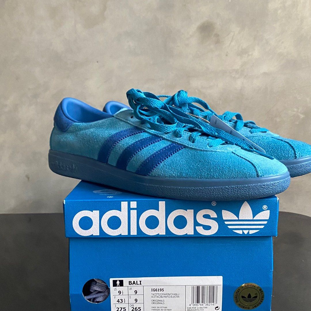 Size 9.5 - adidas Bali Island Series - Tactile Steel for