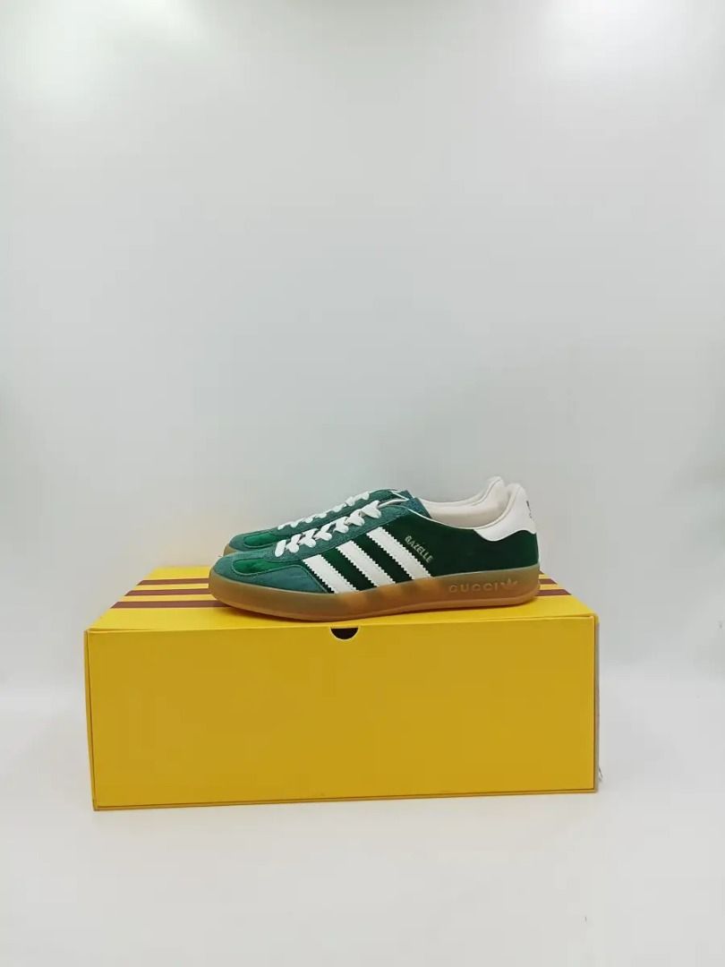 Adidas X Gucci Gazelle Green (707848-9STU0-3170), Men's Fashion, Footwear,  Sneakers on Carousell
