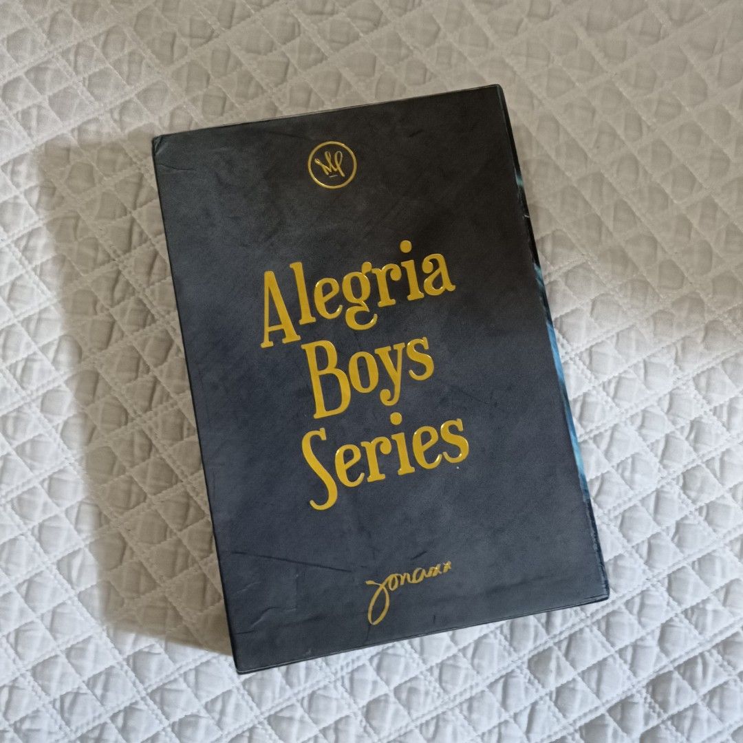 Alegria Boys Series Limited Box Set (Category: Storybooks) located in Manila. Submitted by azhesz (Listing ID 1323885332, Image 1). Description: note: - not read yet... received with damage - papers have no damage, nor the covers... just the ones in the picture - 25% non refundable down payment - 1 week dop - less 50 if payo.