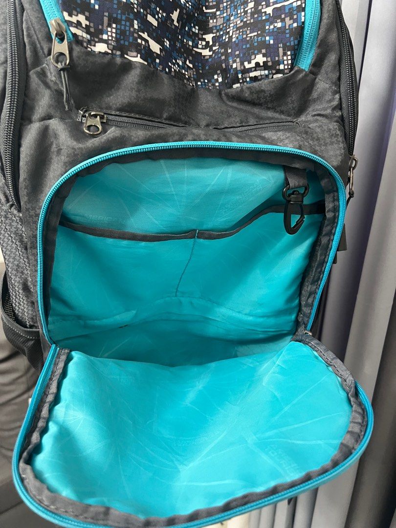 American Tourister Acro Backpack 03 Print Grey Women s Fashion Bags Wallets Backpacks on Carousell