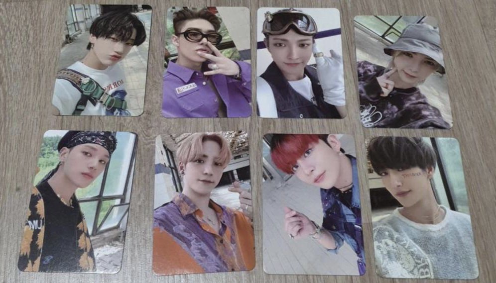 ateez fever part.1 hottracks / m2u fansign pc set sharing