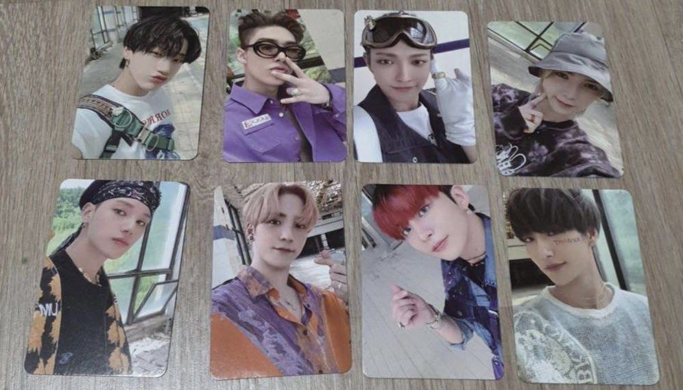 素敵でユニークな ateez fever sharing set pc fansign m2u / hottracks part.1 タレントカード