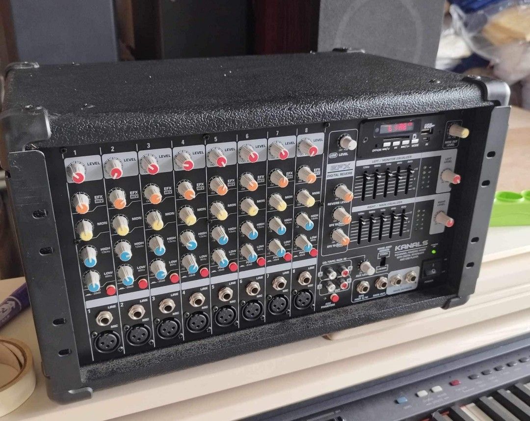 Audio Amplifier Mixer (Category: Soundbars, Speakers & Amplifiers) located in Bulacan. Submitted by mysticdeer.6d7f47 (Listing ID 1323945896, Image 1). Description: Mixer Amplifier Multi Channel 500w.