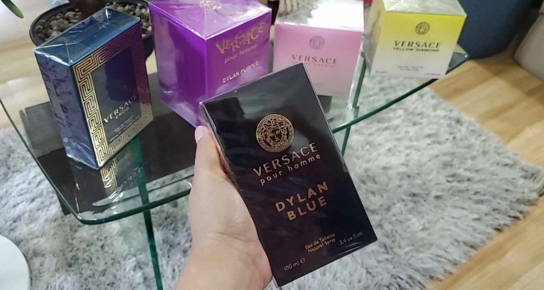 AUTHENTIC / ORIGINAL /Versace Dylan Blue (Category: Fragrance & Deodorants) located in Manila. Submitted by kleiandkleinesoriginalperfumes (Listing ID 1323937523, Image 1). Description: Versace Dylan Blue EDT 100ML AUTHENTIC ✅️ you can check online the authenticity via batch code. will send proofs and detailed pics and vids. shipped from US Macy's. other brands also available!.