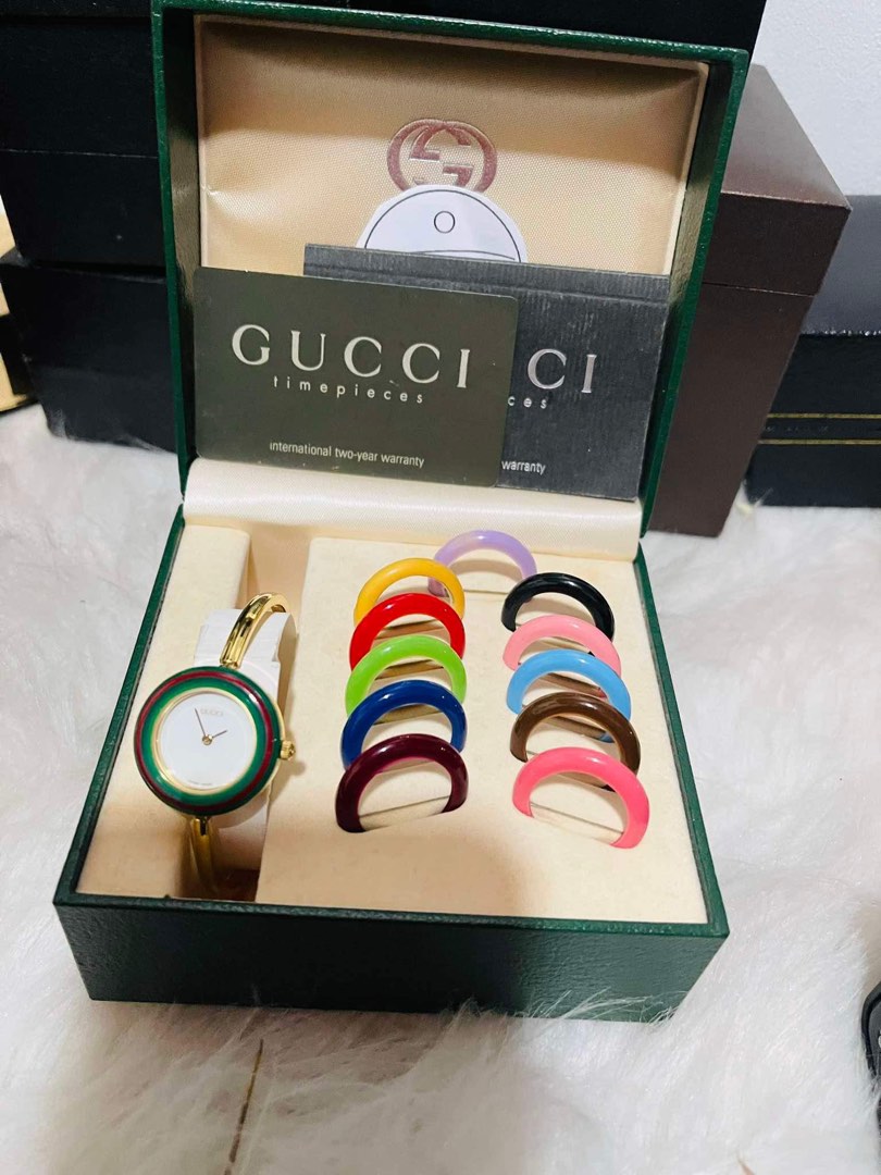Gucci bezel watch on sale