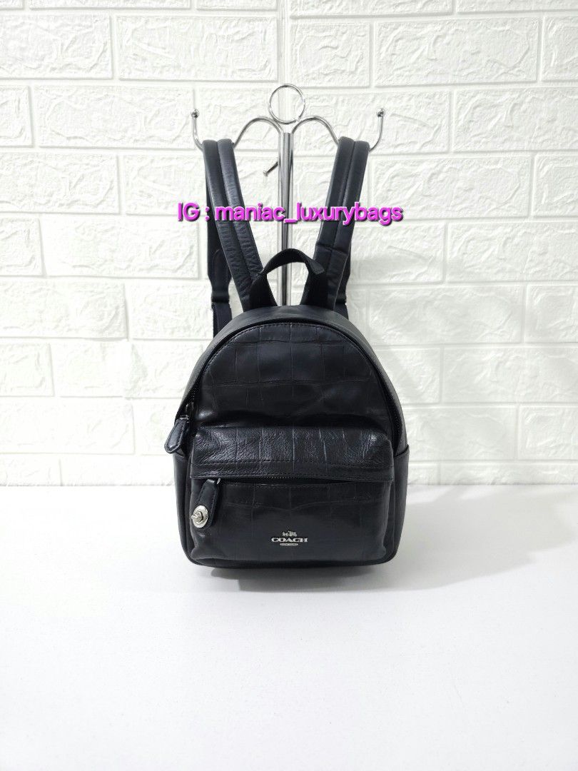 brown leather backpack canvas Lennon Canvas & Leather Backpack TOBACCO/COGNAC