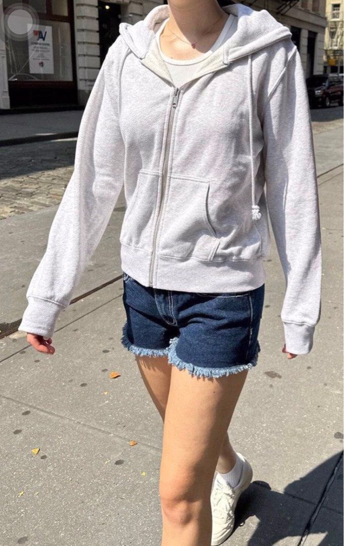 Brandy melville grey jacket cheap