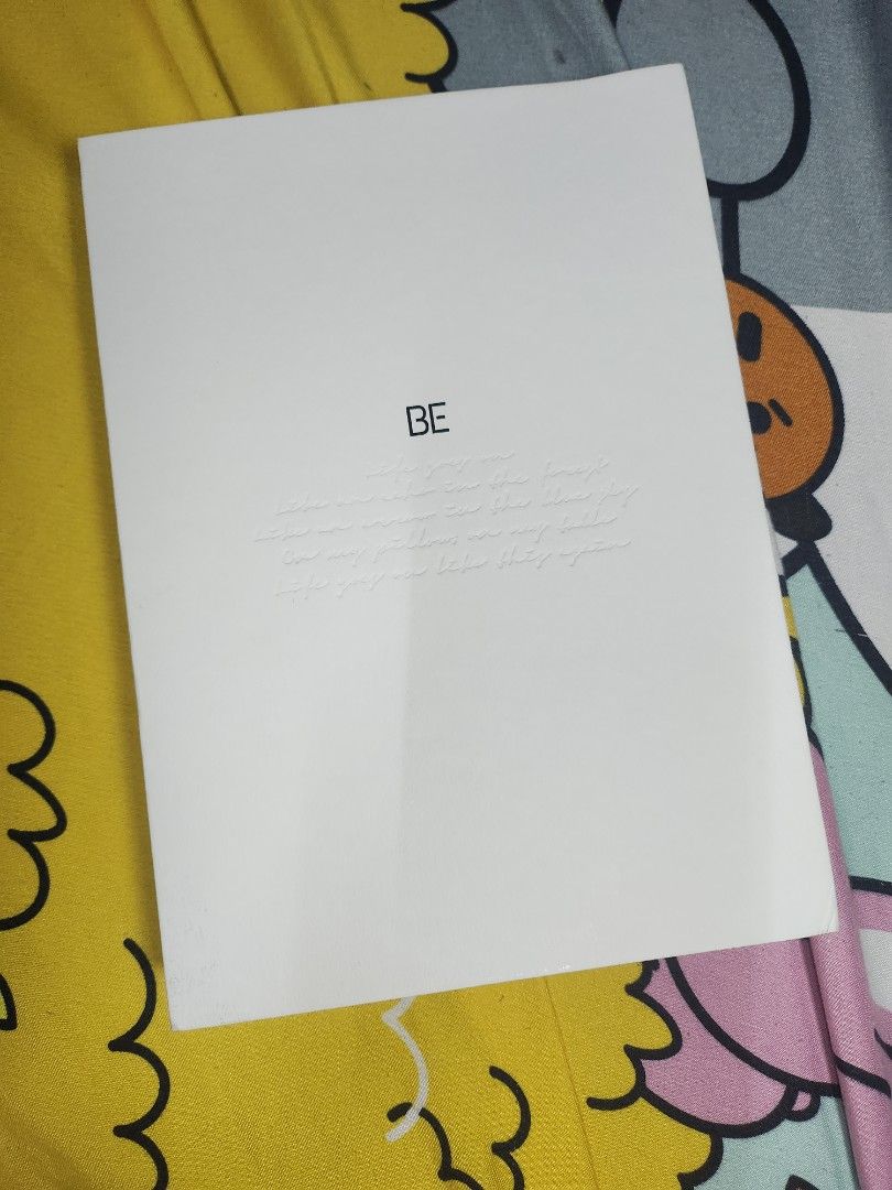 BTS BE Album deluxe (Category: CDs & DVDs) located in Manila. Submitted by happydachshund (Listing ID 1323953224, Image 1). Description: Bts be album deluxe -slight creases on the box inclusions: -poster -cd -photobook -making book -lyric poster -photo frame -carousell: Happydachshund Pickup or lalamove/grab meetup Lucky chinatown depending on time and day still negotiable just chat.