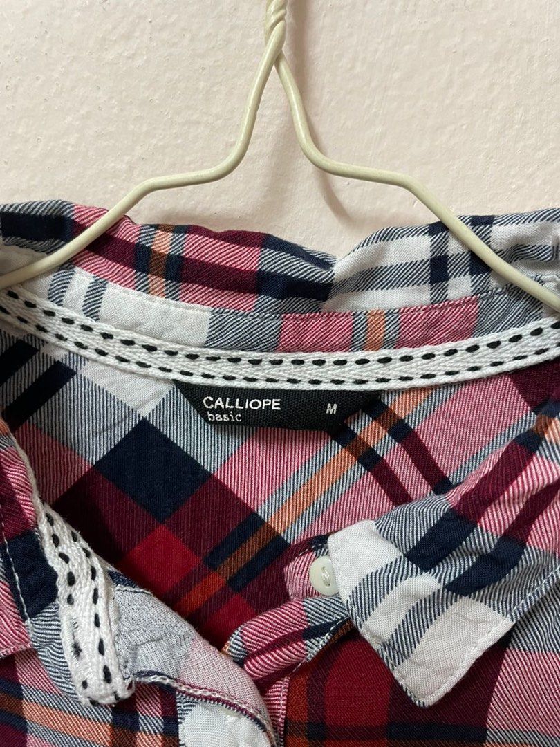 Calliope Basic Flannel Top (Category: Blouses) located in Kuala Lumpur. Submitted by wnkwr (Listing ID 1323897530, Image 2). Description: Calliope Basic Flannel Top Size M RM25 Condition 10/10.