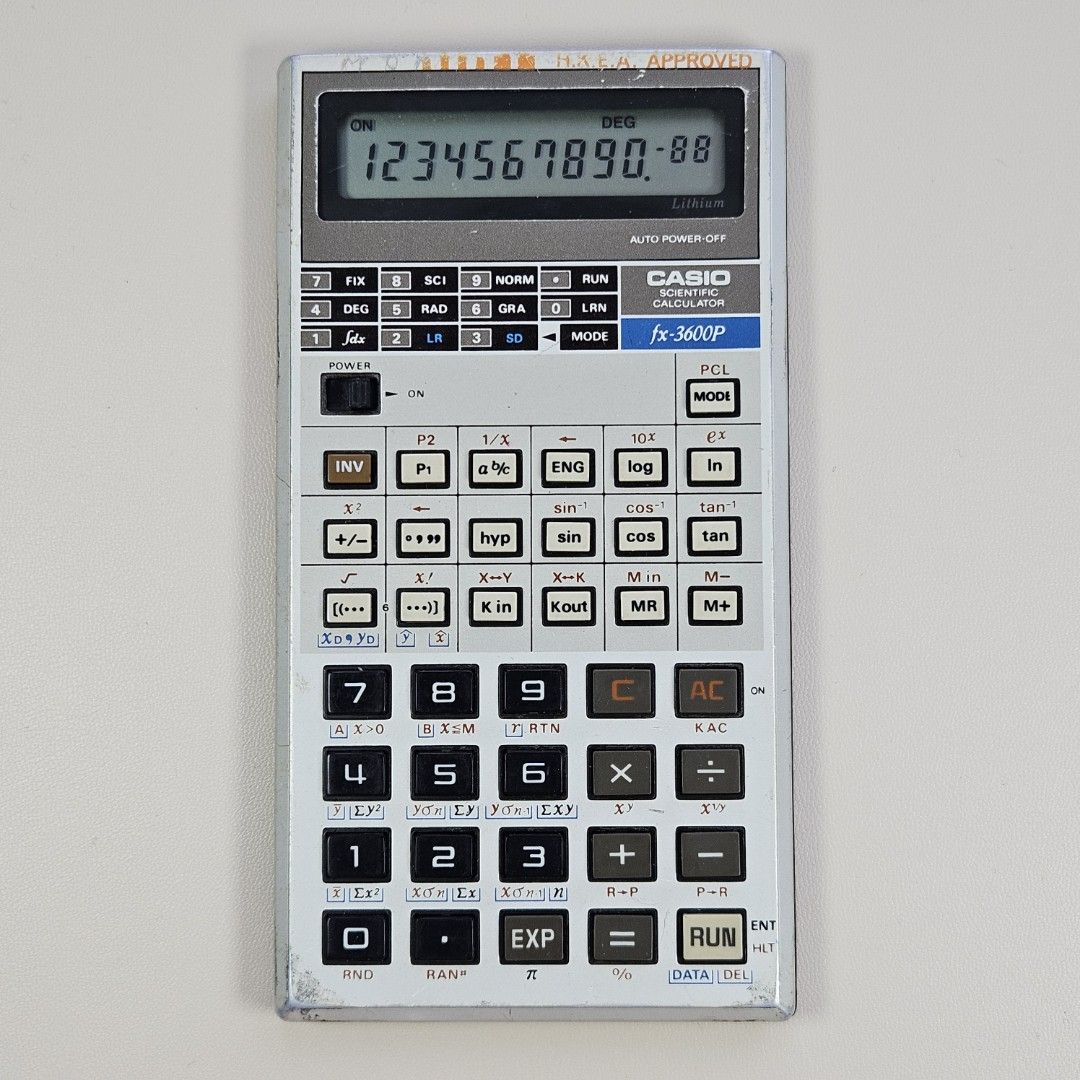Casio fx 3600P Made in Japan Carousell