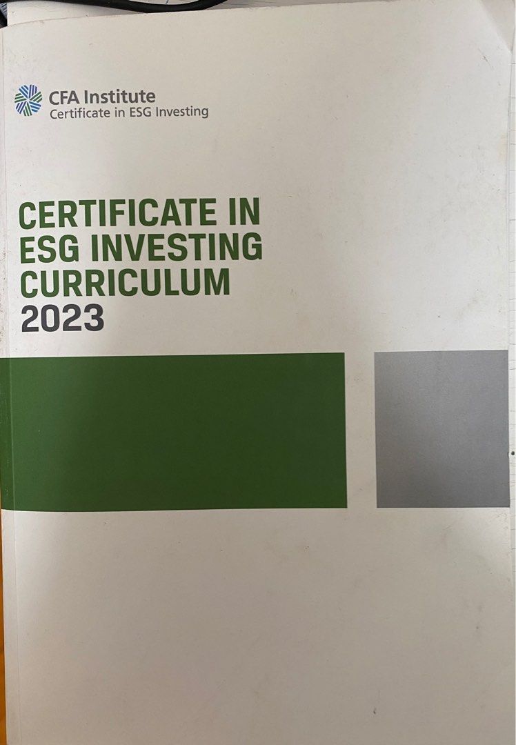 【2024】お歳暮・冬ギフト 新品｜CFA ESG investing 教科書｜本 語学・辞書・学習参考書