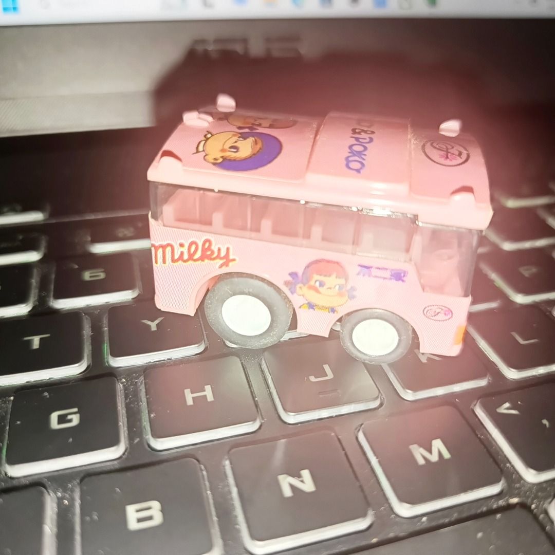 ChoroQ Milky Bus Peko & Poko (Category: Character Goods) located in Plaridel. Submitted by dragonskeep (Listing ID 1323932693, Image 1). Description: ChoroQ Milky Bus Peko & Poko Item is in working condition. Loose. With markings as seen on the photo.