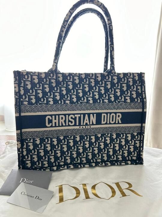 Christian Dior book tote bag Luxury Bags Wallets on Carousell