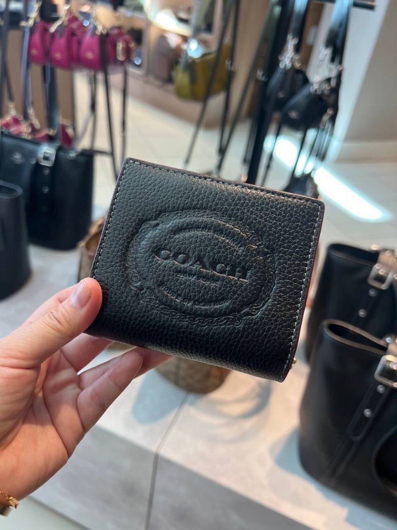 Coach new Snap Wallet with Heritage #CoachSlingbag#Coachbag#Discount5%# ...