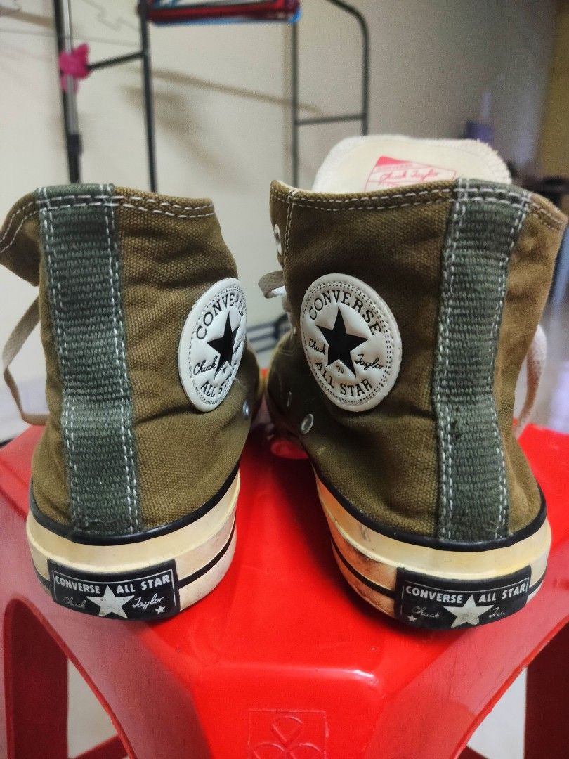 Chuck taylor army green on sale