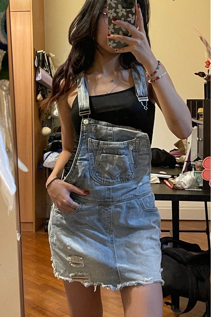 Denim skirt jumpsuit 2025