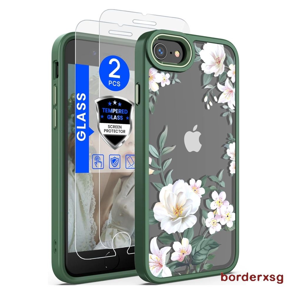 Dretal for iPhone SE 2022/2020 Case,iPhone 8/7 Case,with Tempered