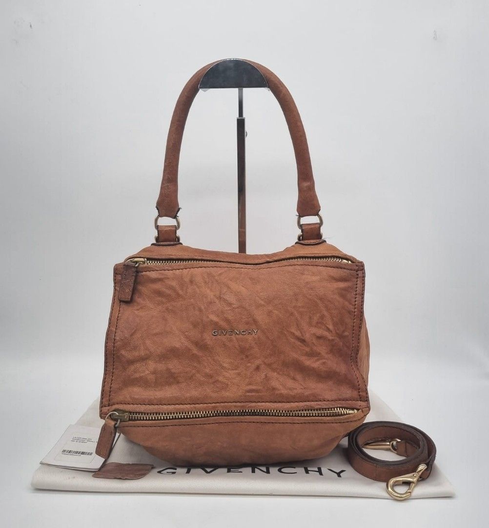 Brown Small Pandora Bag GIVENCHY BB05251004 Brown Color Lambskin