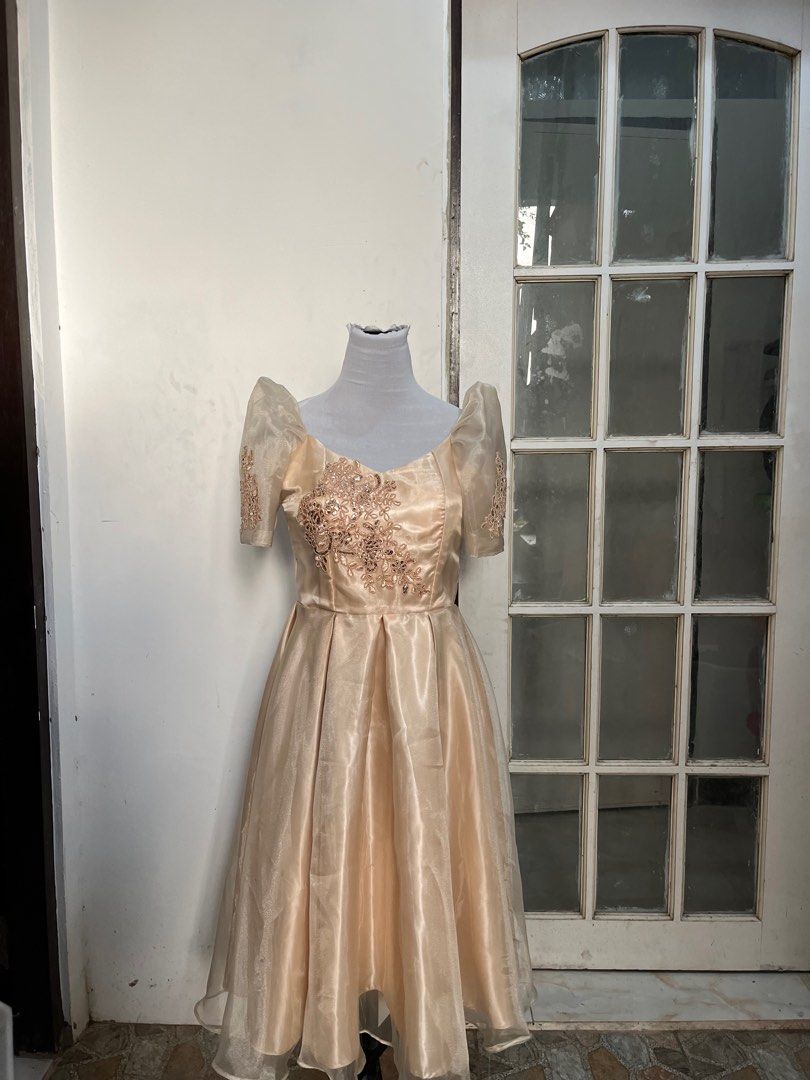 Filipiniana once used, bought for 3500, small to large, Women's Fashion,  Dresses & Sets, Dresses on Carousell
