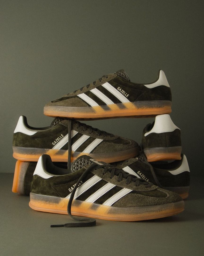 Gazelle Indoor Night Cargo, Women's Fashion, Footwear, Sneakers on Carousell