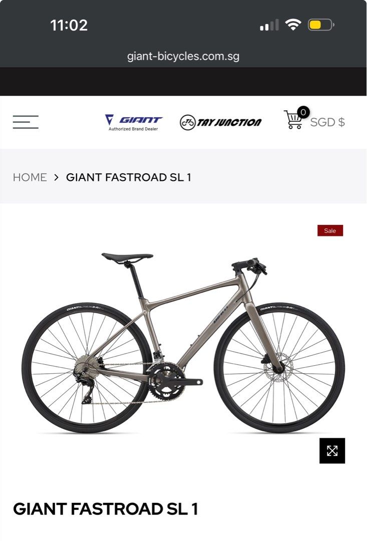 Giant Fastroad SL1 Sports Equipment Bicycles Parts Bicycles on Carousell