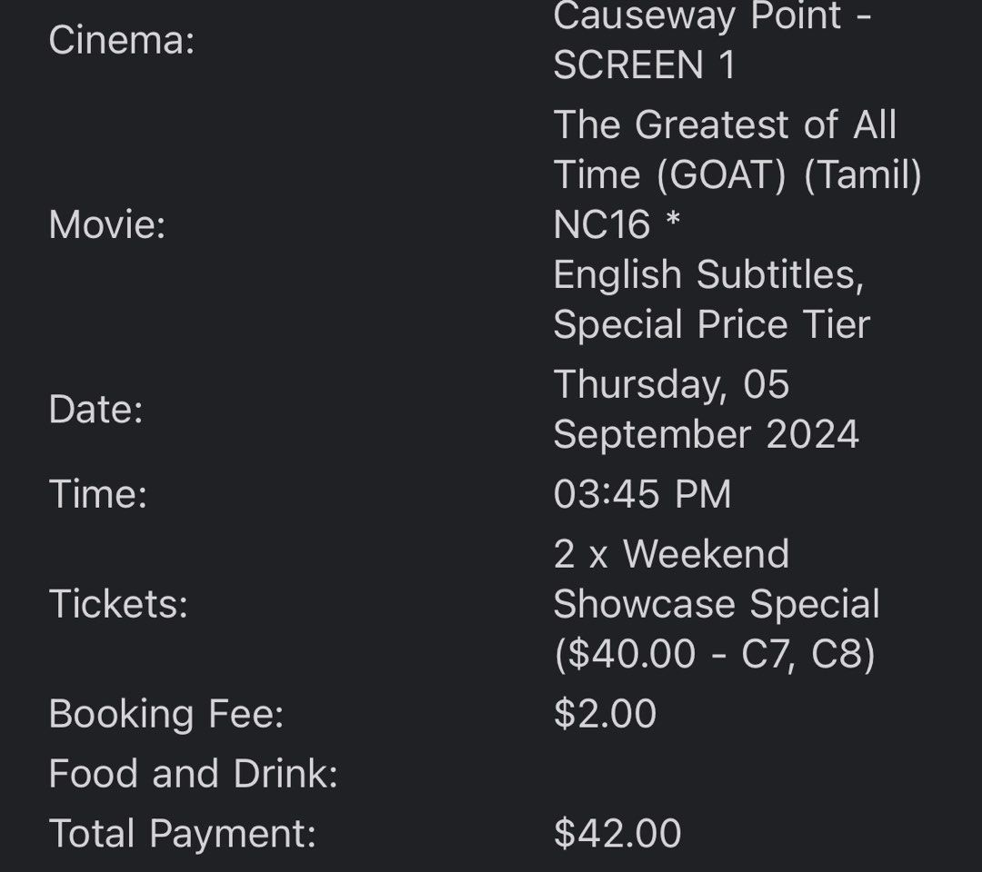 Goat app tickets clearance
