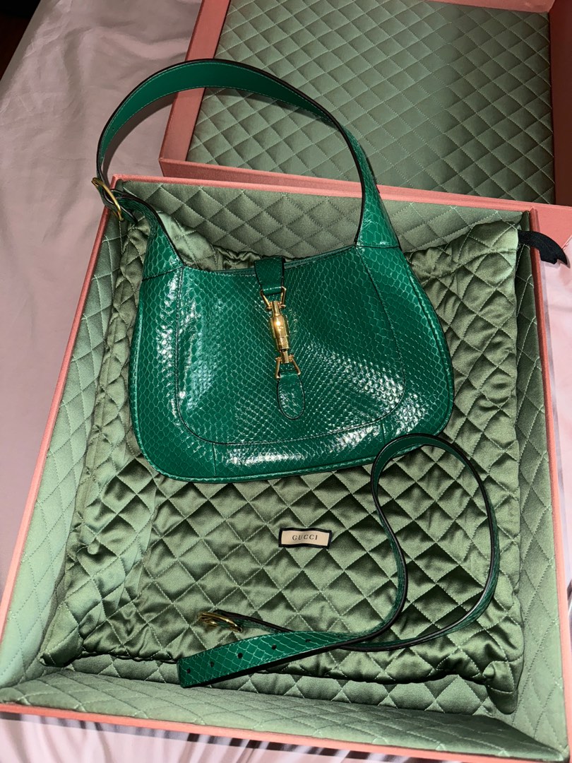 Gucci Jackie 1961 Emerald Green shoulder bag
