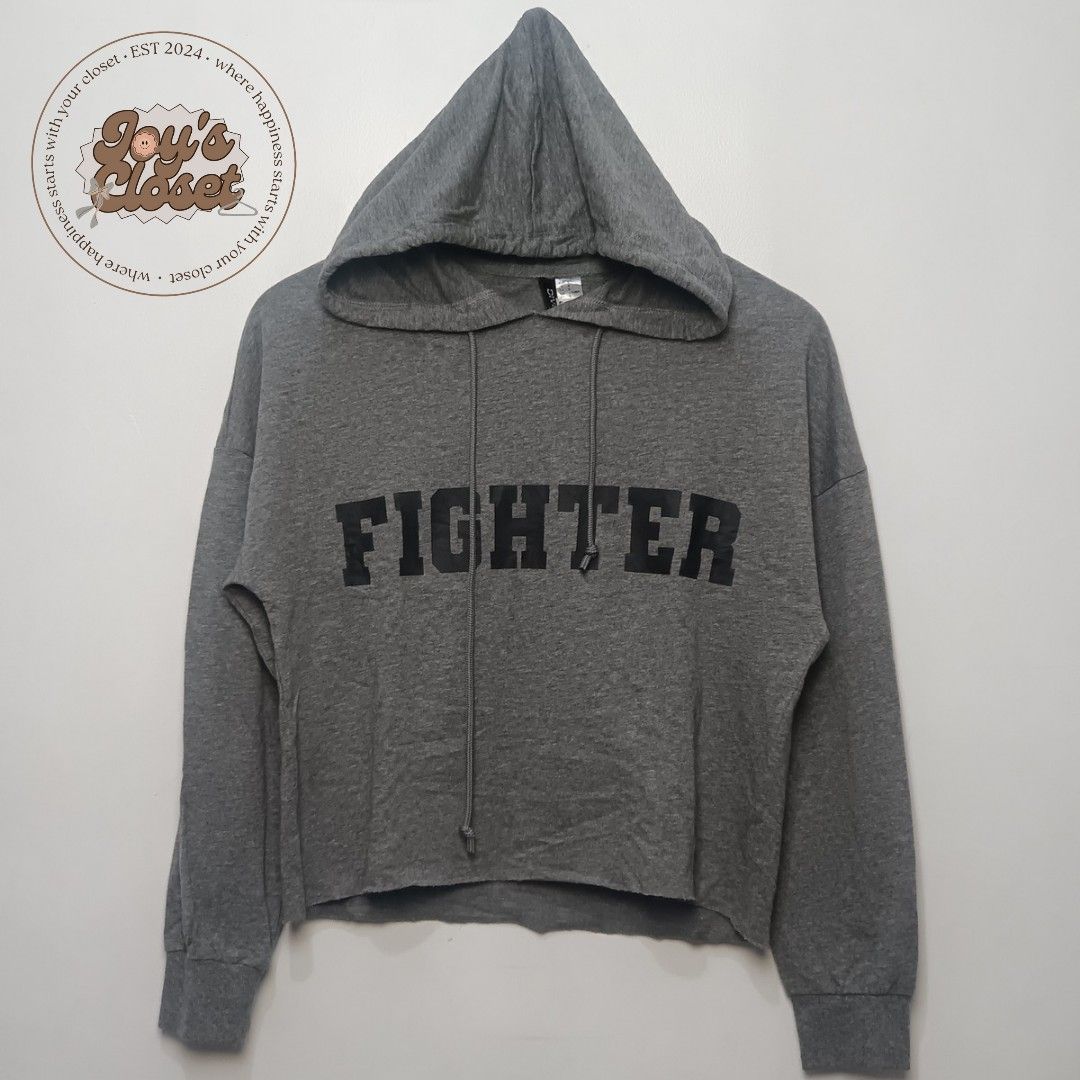 H&m divided cropped hoodie new arrivals