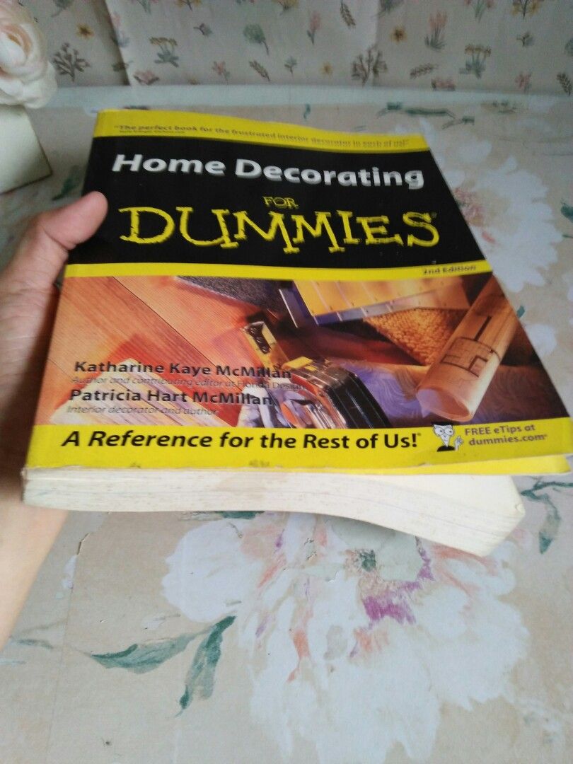 Home Decorating for Dummies (Category: Textbooks) located in Naga. Submitted by bellebargainbox (Listing ID 1323887106, Image 2). Description: 350 plus ideas of house ideas. Very useful reference..