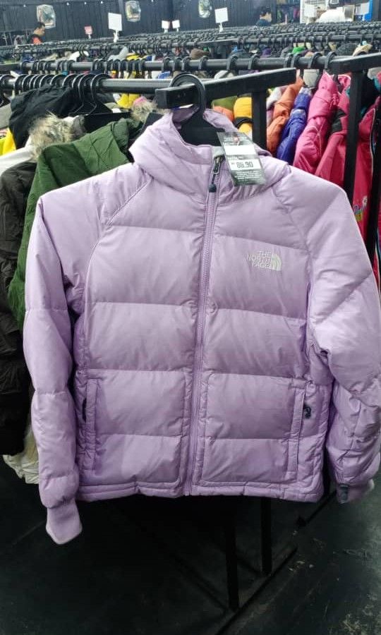 HUNTING THE NORTH FACE LILAC PUFFER JACKET