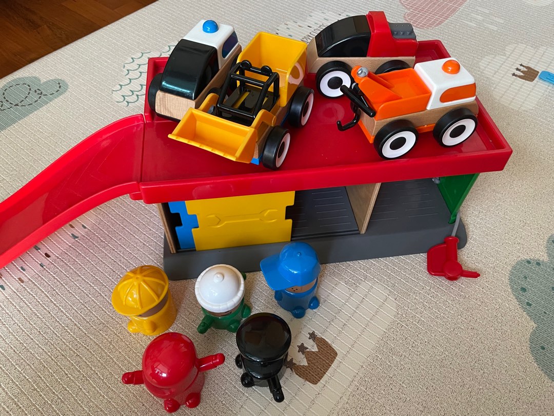 IKEA Toy Garage Vehicles and Figurines