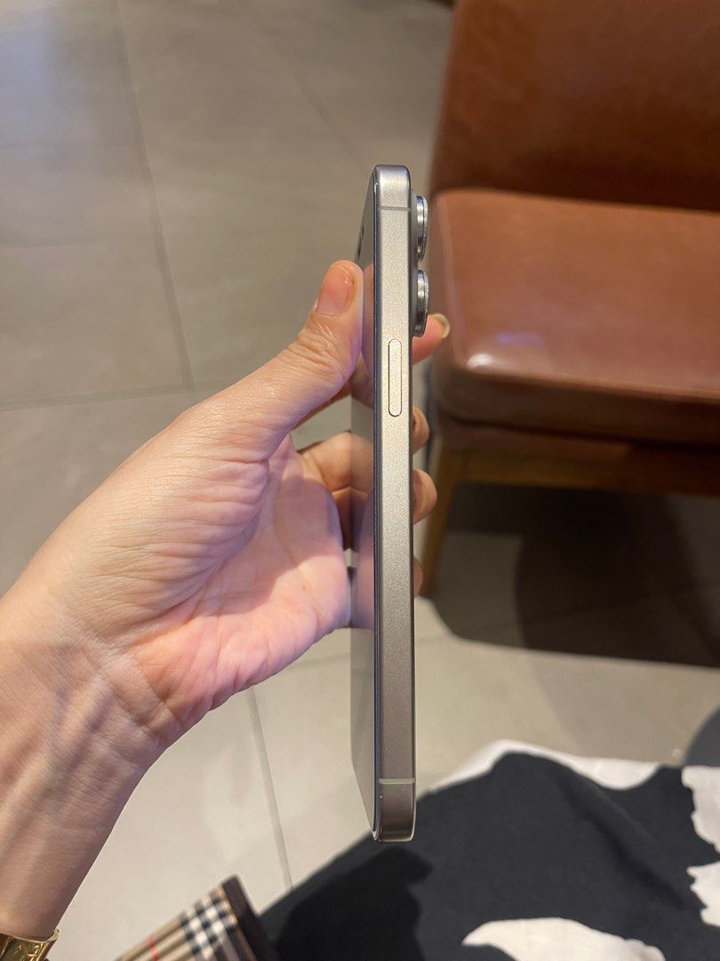iPhone 15 pro max 512 (Category: iPhone 15 Series) located in Makati City. Submitted by m_mna (Listing ID 1323929882, Image 2). Description: Almost brand new, I bought it July It has warranty initial July 19, 2025 I bought from Mac power store 104,000 php With box and and original cable.