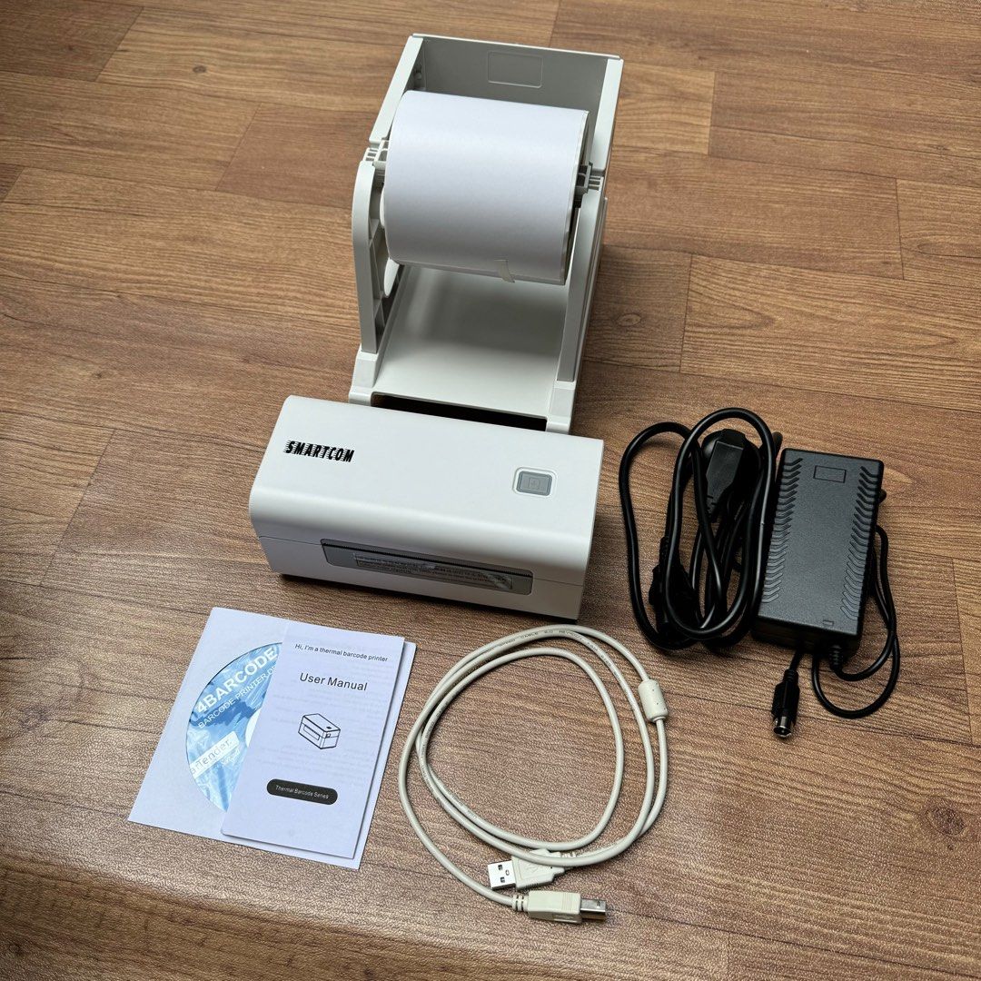JUAL MURAH - SMARTCOM Printer Label Barcode Bluetooth Thermal 100 mm A6 ...