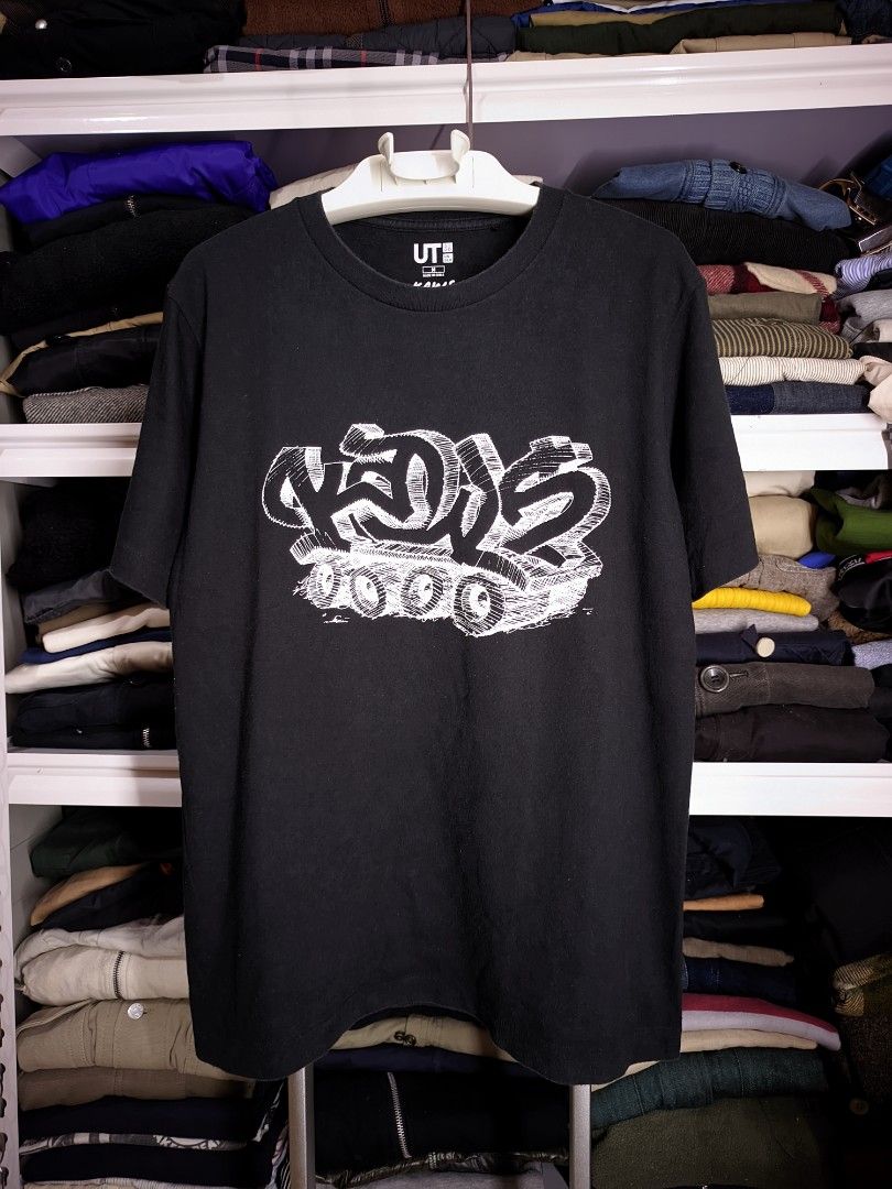 Kaws x Uniqlo (Category: Tshirts & Polo Shirts ) located in Baguio. Submitted by RacksToTheFuture (Listing ID 1323869106, Image 1). Description: medium used expect signs of usage.
