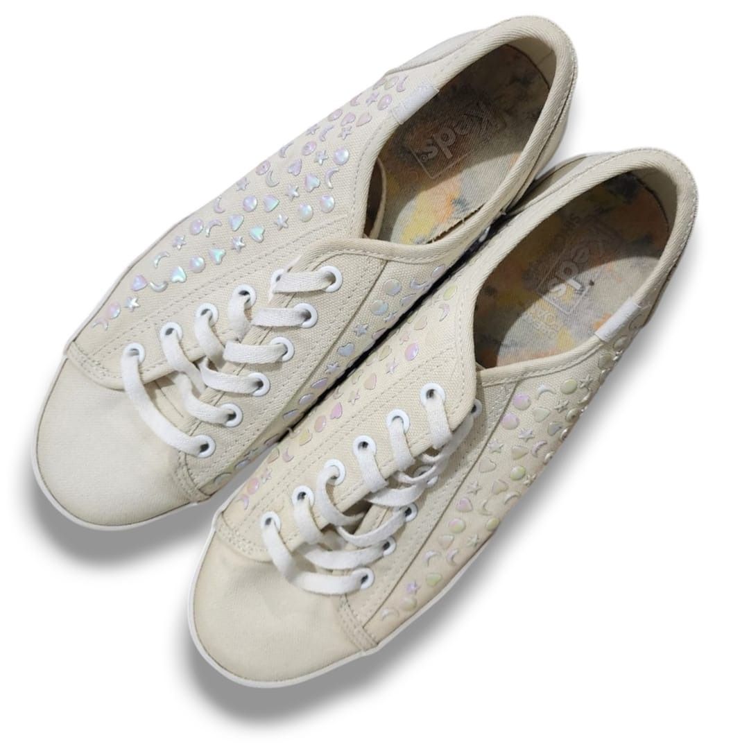Keds kickstart iridescent canvas sneakers 2025