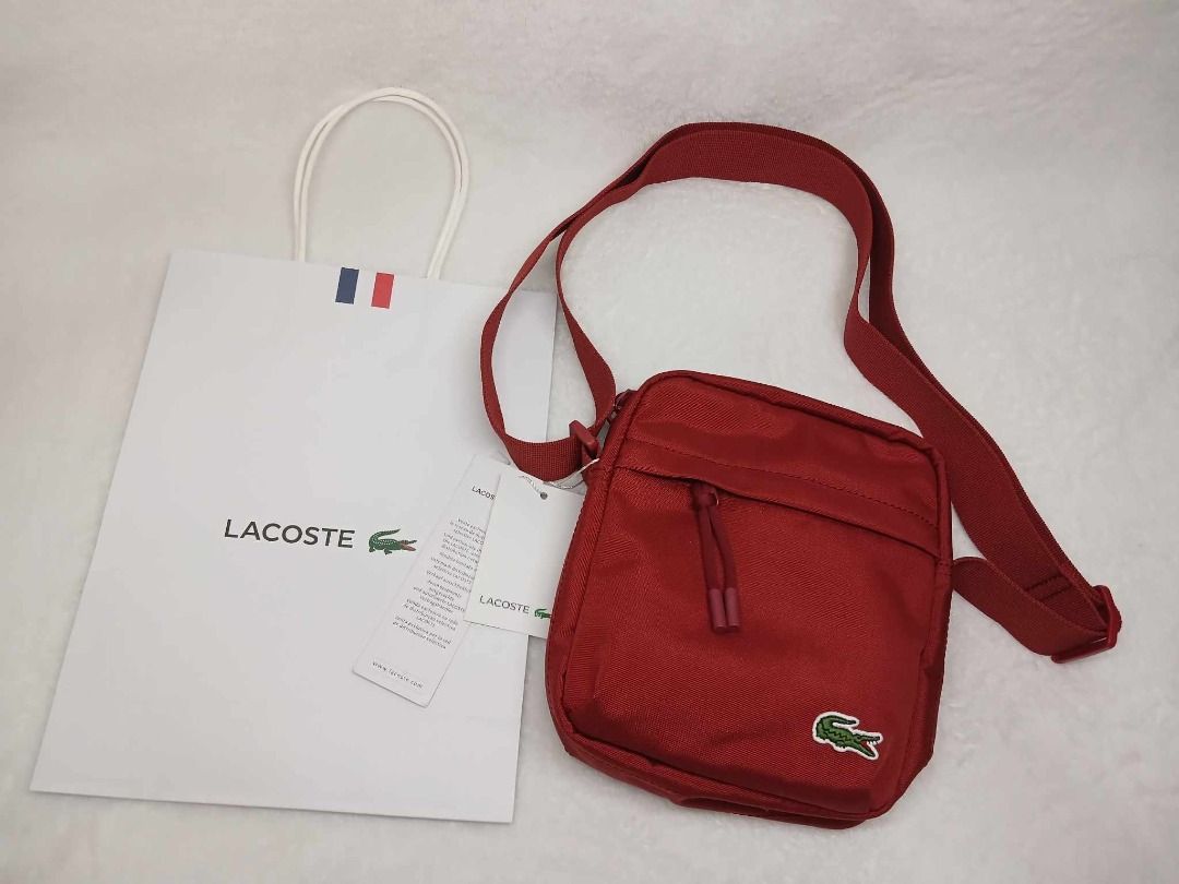 Lacoste Sling Bag Red