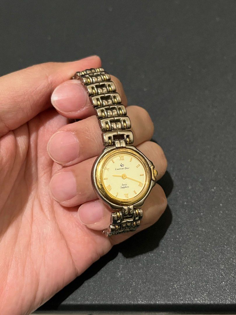 Laurent Dior Swiss Sapphire 23K Gold