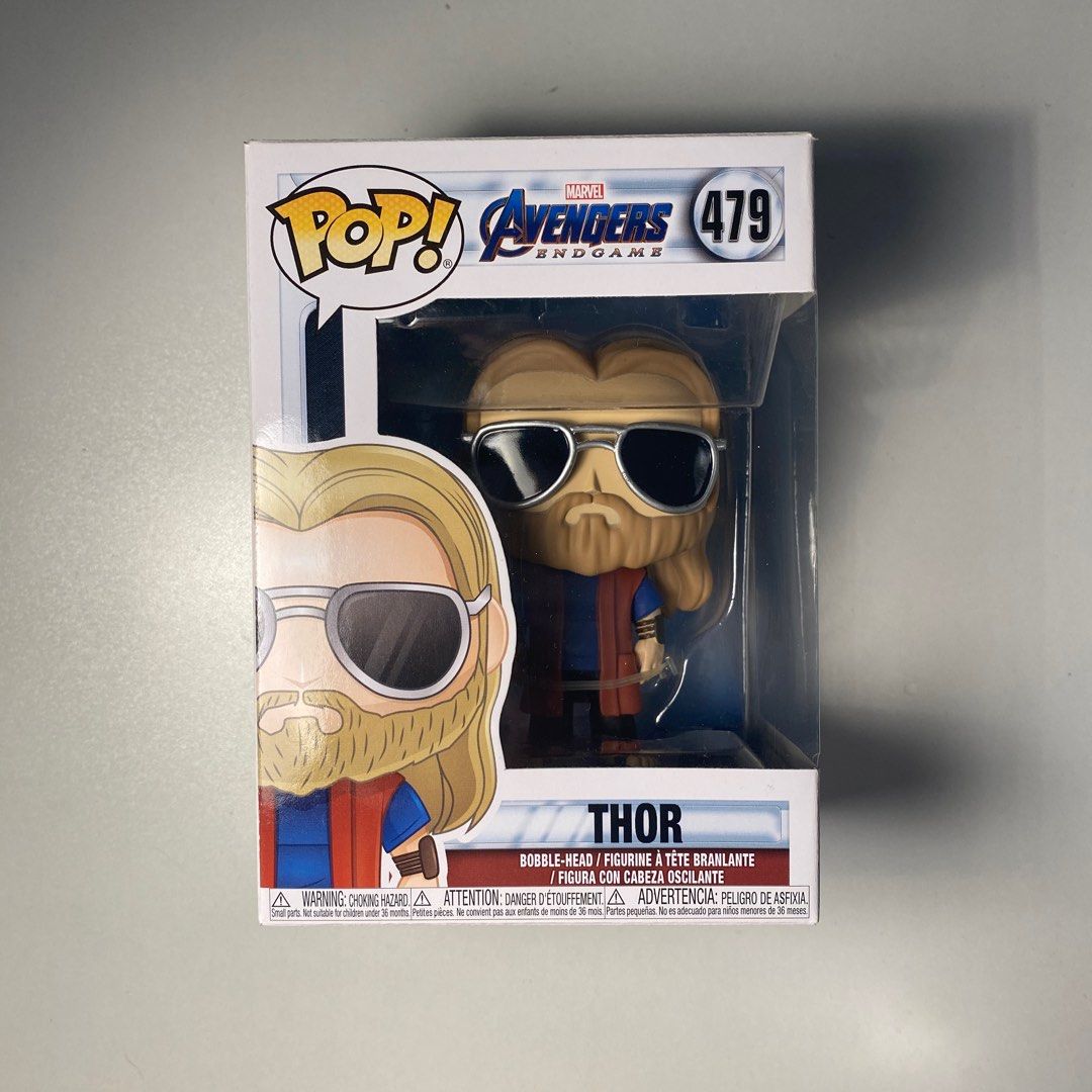 Marvel Avengers Endgame Thor Funko Pop (Category: Figurines & Statues) located in Muntinlupa City. Submitted by stuki14 (Listing ID 1323932381, Image 1). Description: 🌱 dm for more pics 💵 gcash, bdo 📦 j&t.