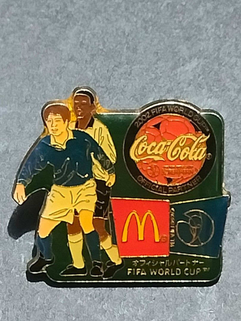 2002 FIFA world cup オフィシャルパートナー 待ち バッジ