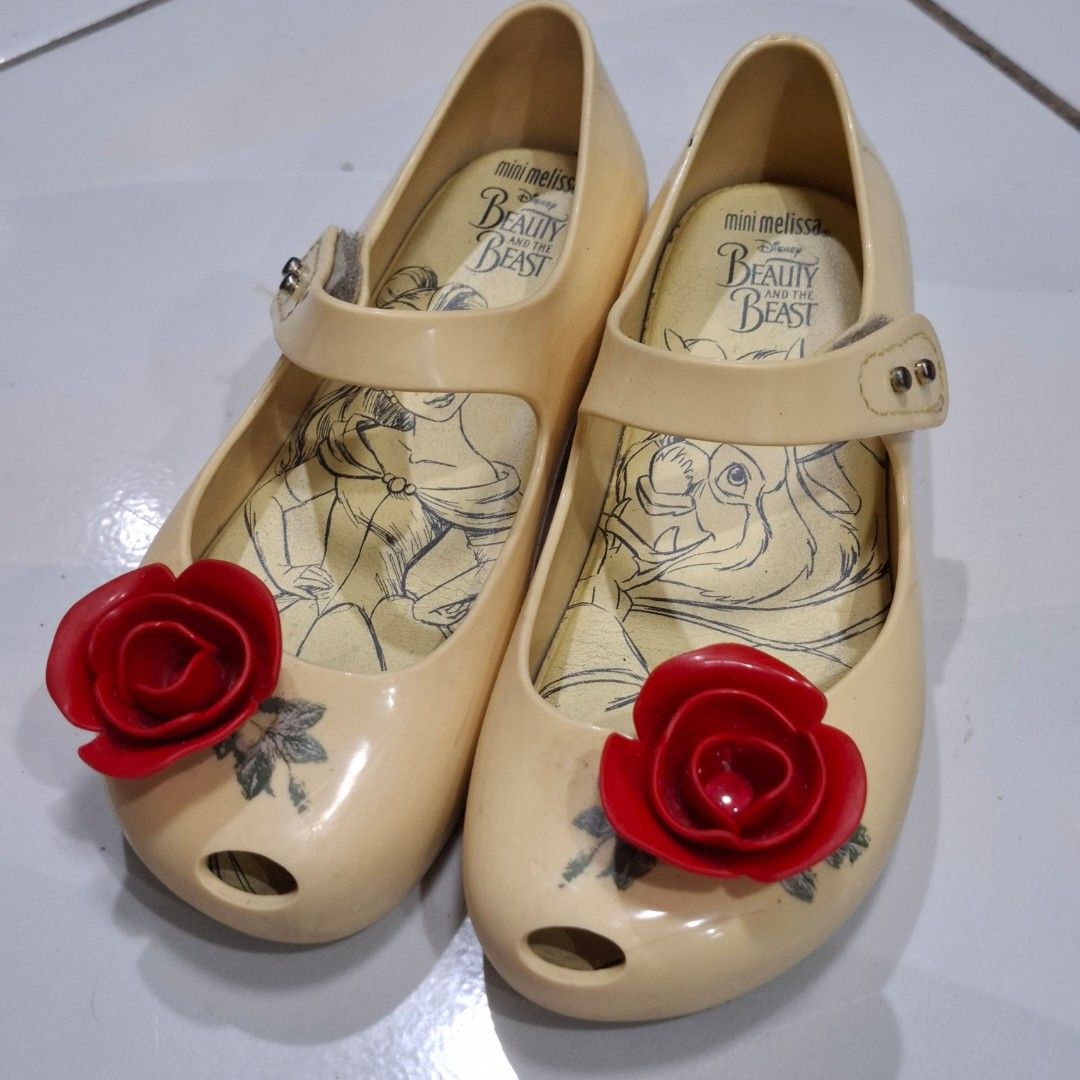 Mini Melissa Disney Beauty and the Beast Belle Shoes