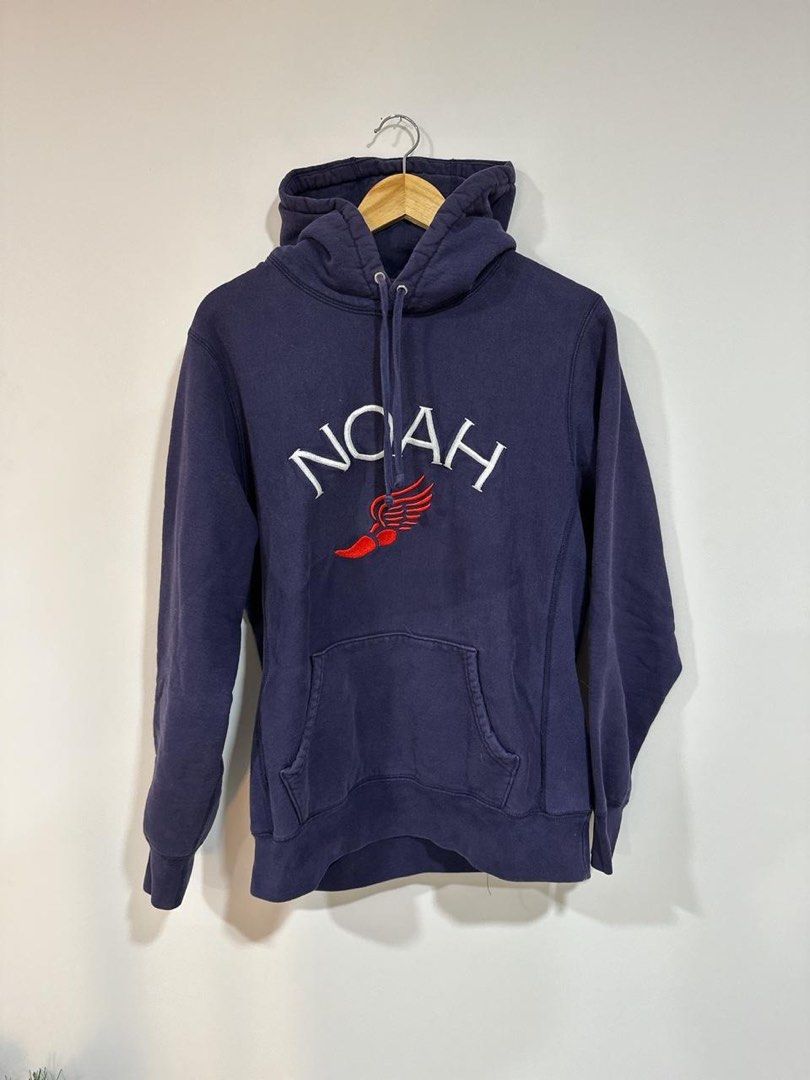 Mens NOAH NYC Blue Cross Logo Hoodie In Royal Blue Size Medium Women s Fashion Tops Longsleeves on Carousell