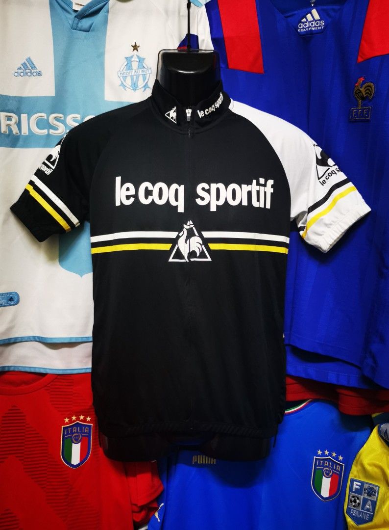 Original Cycling jersey Full Zip le coq sportif Pit 17.5 fit S UK