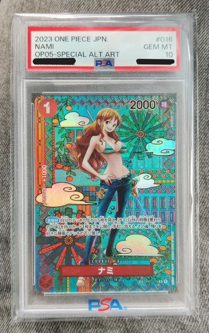 PSA 10 OP05-016 Nami Special Alt Art, Hobbies & Toys, Toys