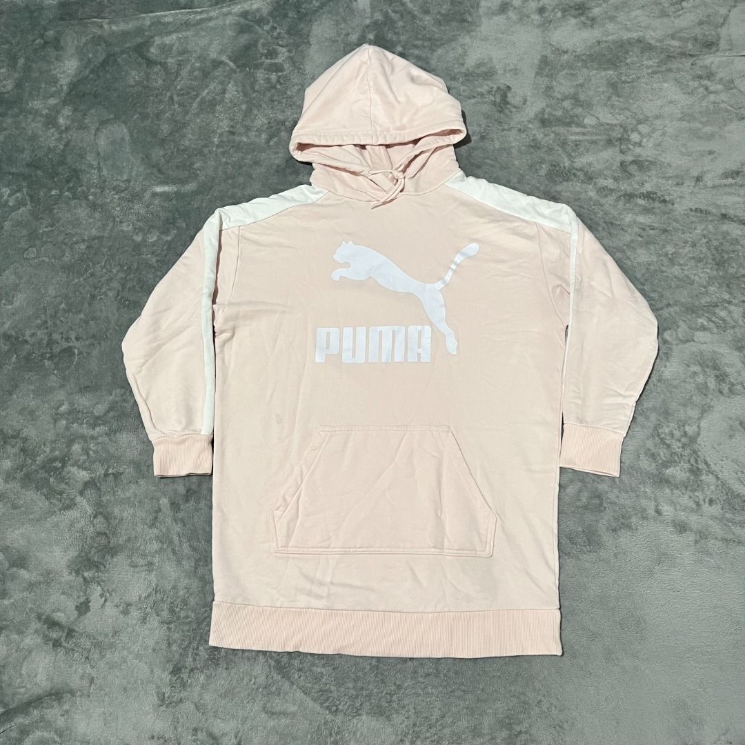 Puma longline hoodie sale