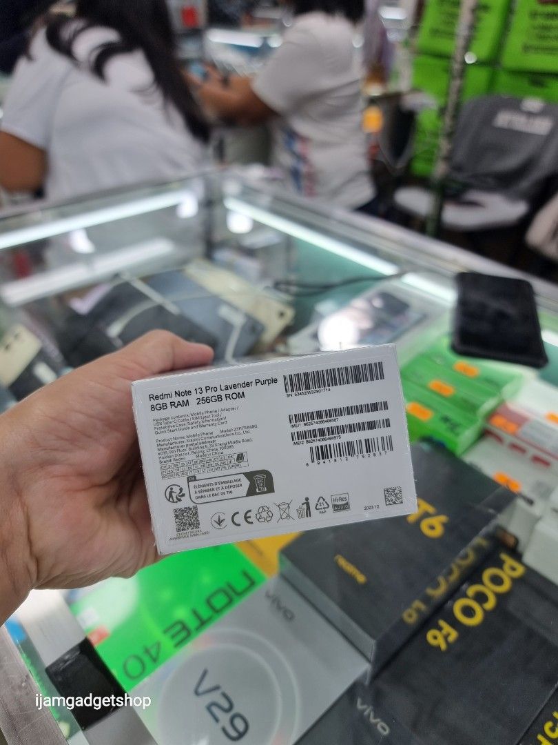 Redmi note 13pro (Category: Xiaomi) located in Pasig City. Submitted by ijamgadgets (Listing ID 1323847058, Image 2). Description: Redmi note 13 pro 8/256gb brandnew sealed we do cod and same day delivery can pick up in our store in greenhills.