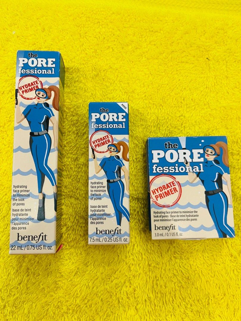 Sold per piece- Benefit Hydrating Primer (Category: Makeup) located in Manila. Submitted by luxeclassyshop (Listing ID 1323873444, Image 2). Description: Sold per piece Size Prices 22ml 1499❌sold 7.5ml 750 3ml 400 All is original from sephora usa.
