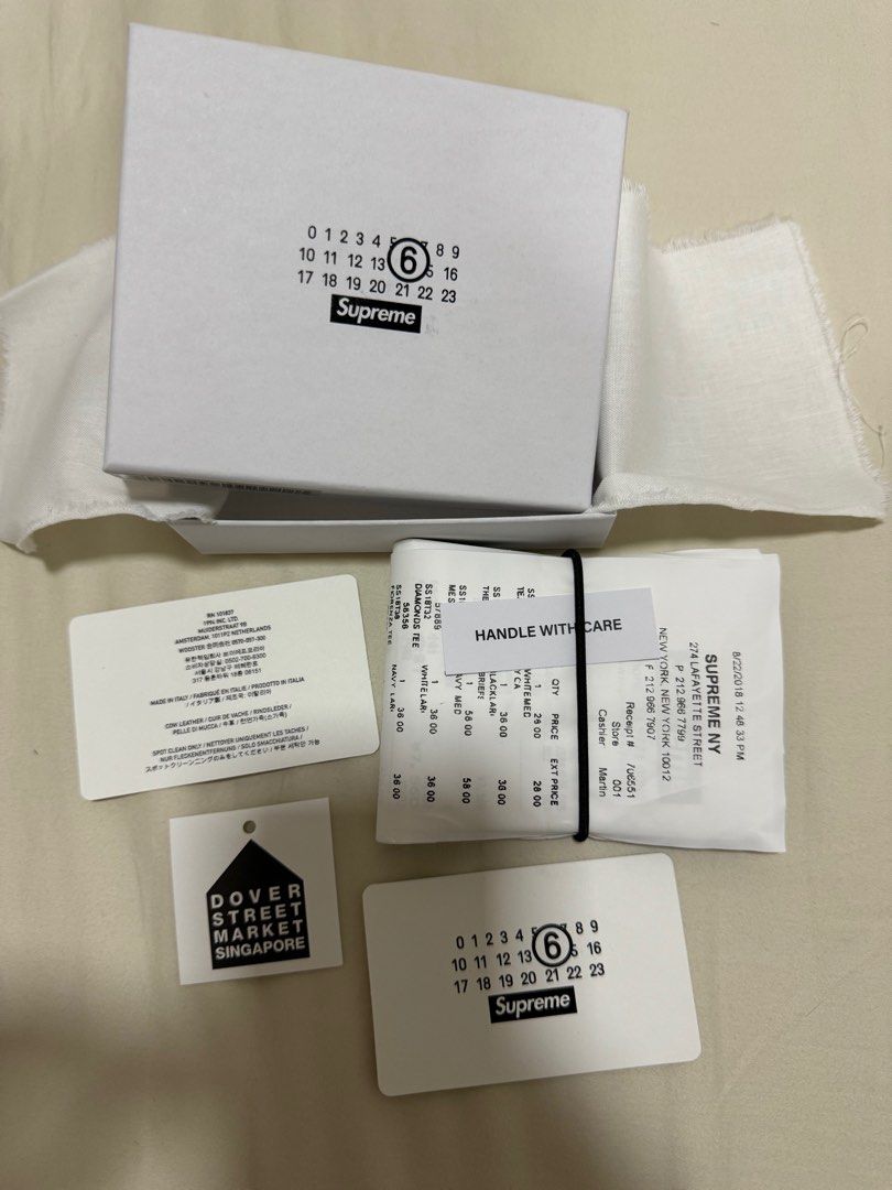 Supreme x MM6 Maison Receipt Wallet（Supreme x MM6 Receipt